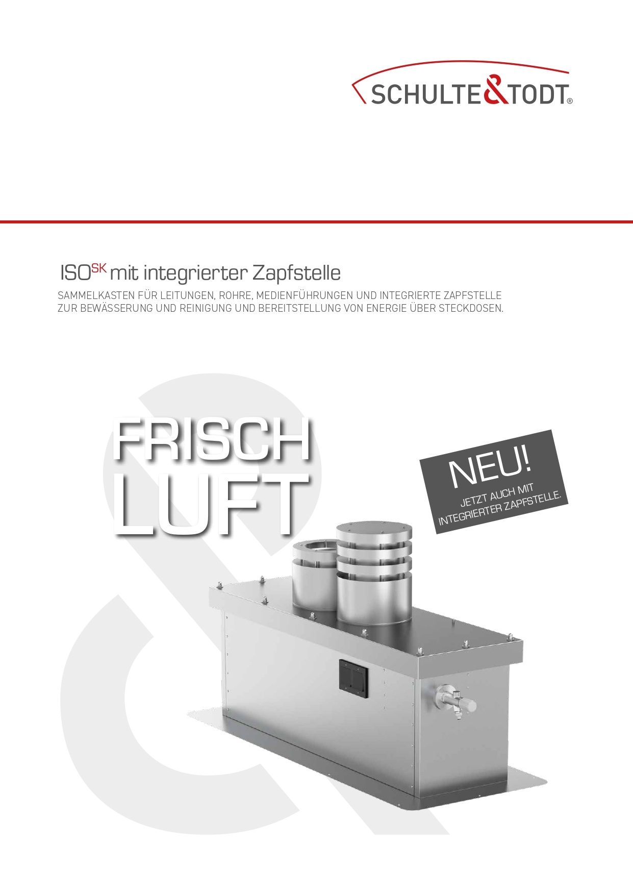 Flyer ISO SK mit integrierter Zapfstelle